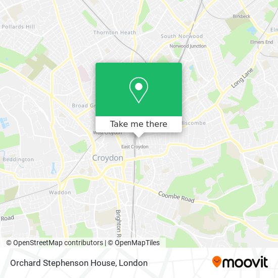 Orchard Stephenson House map
