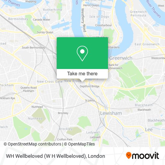WH Wellbeloved (W H Wellbeloved) map