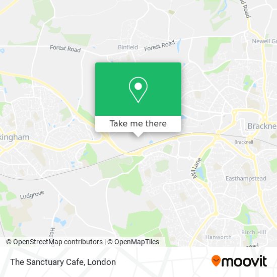 The Sanctuary Cafe map