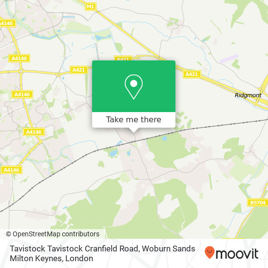Tavistock Tavistock Cranfield Road, Woburn Sands Milton Keynes map