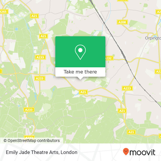 Emily Jade Theatre Arts map