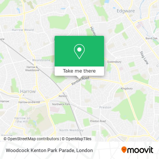 Woodcock Kenton Park Parade map