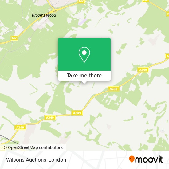 Wilsons Auctions map