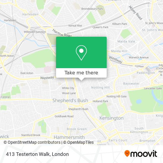 413 Testerton Walk map