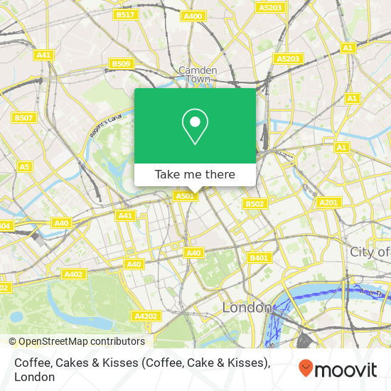Coffee, Cakes & Kisses (Coffee, Cake & Kisses) map