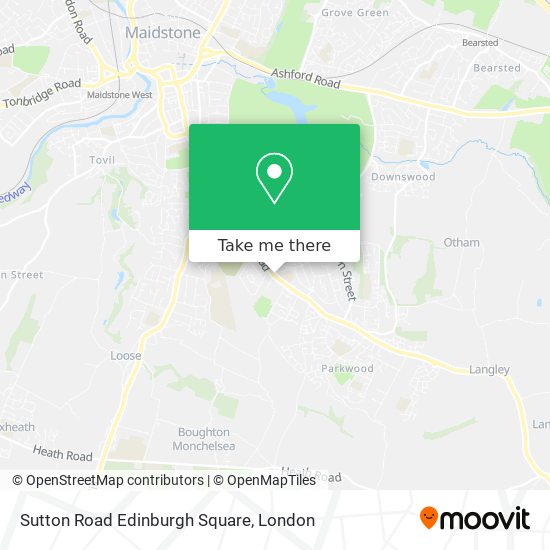 Sutton Road Edinburgh Square map