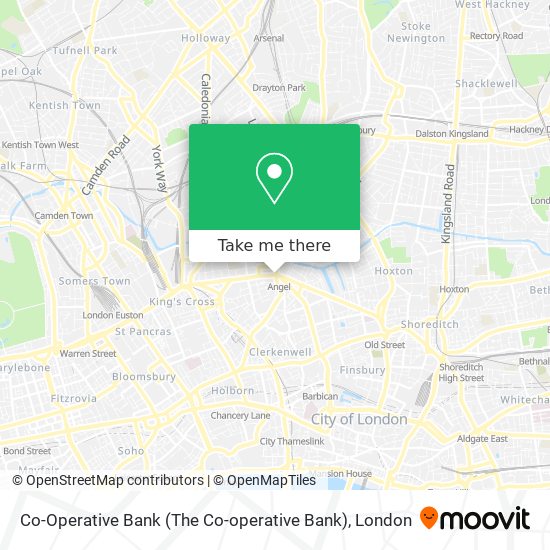 Co-Operative Bank (The Co-operative Bank) map