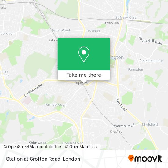 Station at Crofton Road map