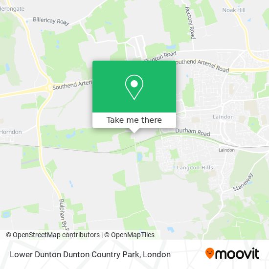 Lower Dunton Dunton Country Park map