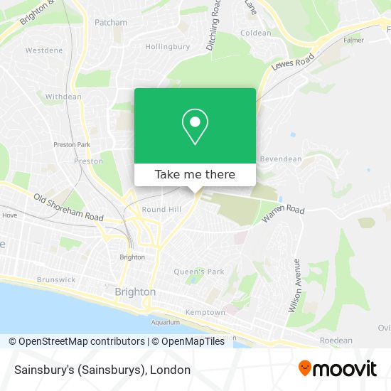 Sainsbury's (Sainsburys) map