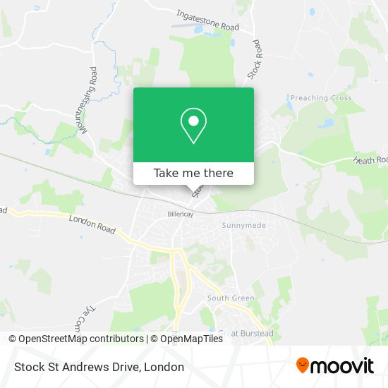 Stock St Andrews Drive map