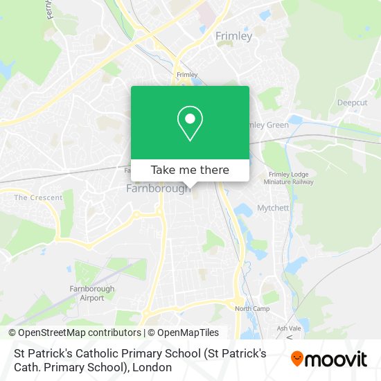 St Patrick's Catholic Primary School map