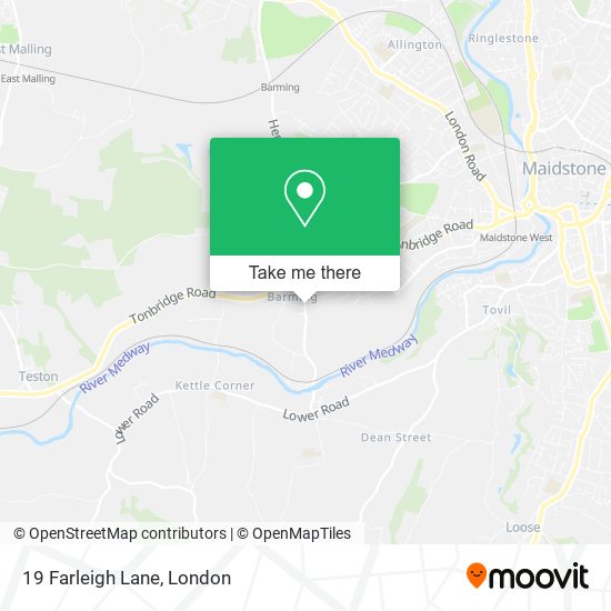 19 Farleigh Lane map