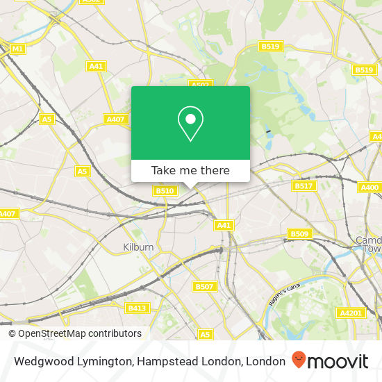 Wedgwood Lymington, Hampstead London map