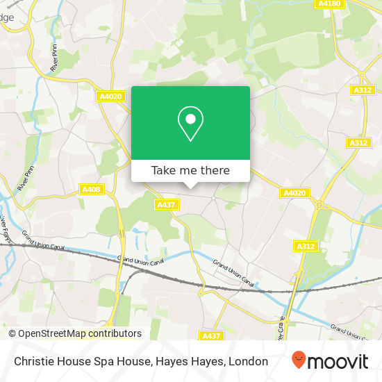 Christie House Spa House, Hayes Hayes map