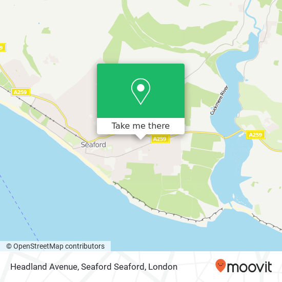 Headland Avenue, Seaford Seaford map