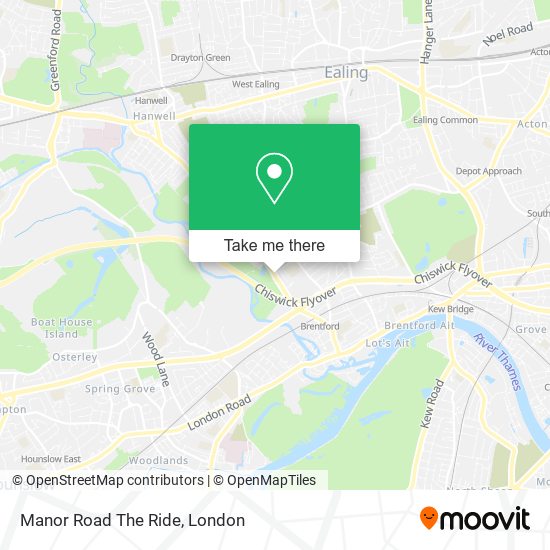 Manor Road The Ride map