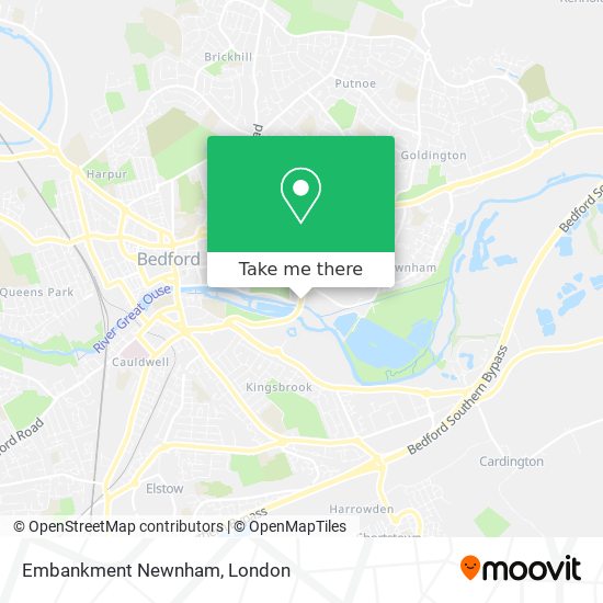 Embankment Newnham map