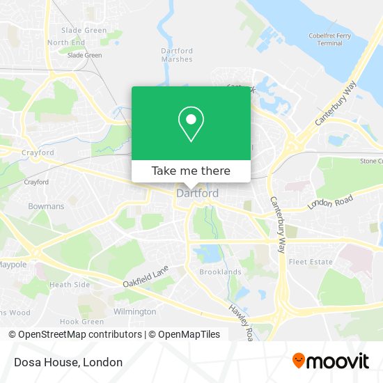 Dosa House map