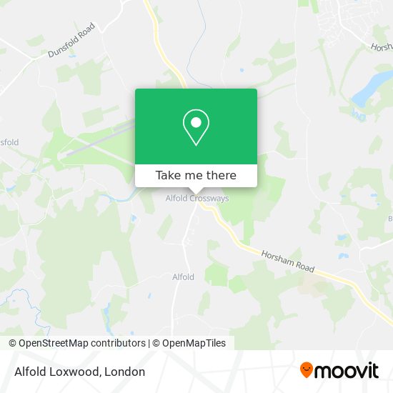 Alfold Loxwood map