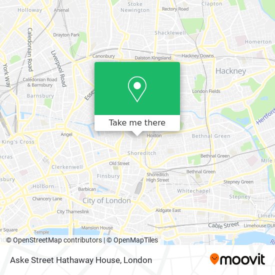 Aske Street Hathaway House map