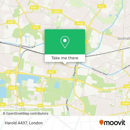 Harold A437 map