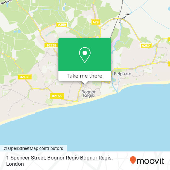 1 Spencer Street, Bognor Regis Bognor Regis map