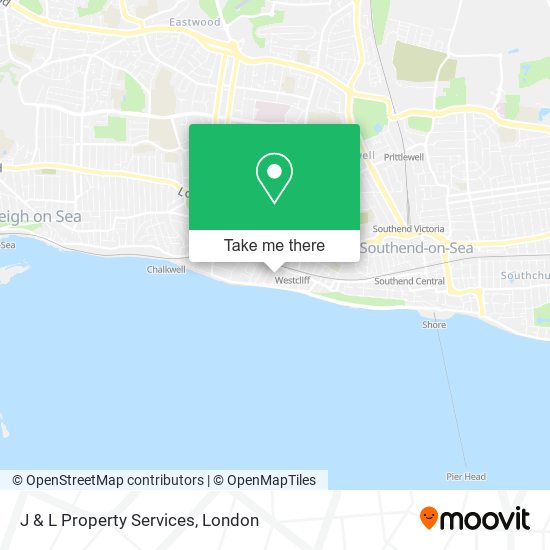 J & L Property Services map
