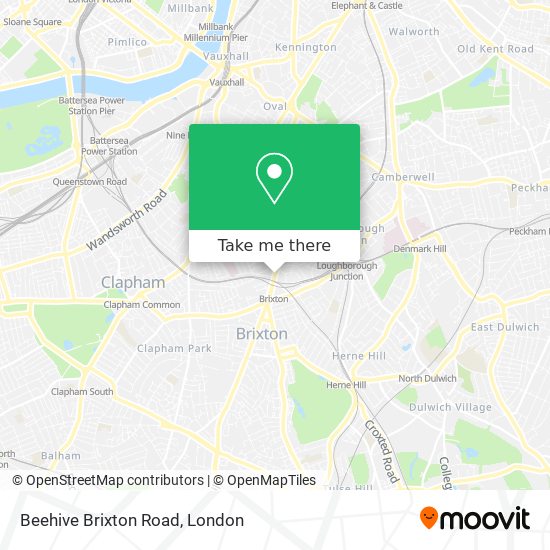 Beehive Brixton Road map