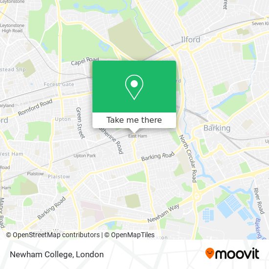 Newham College map
