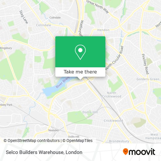 Selco Builders Warehouse map