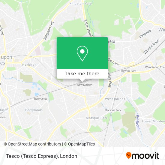 Tesco (Tesco Express) map