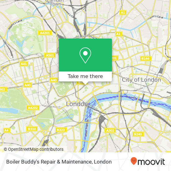 Boiler Buddy's Repair & Maintenance map