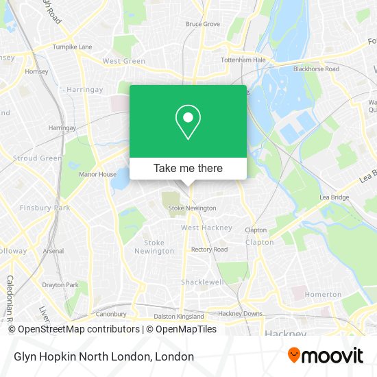Glyn Hopkin North London map