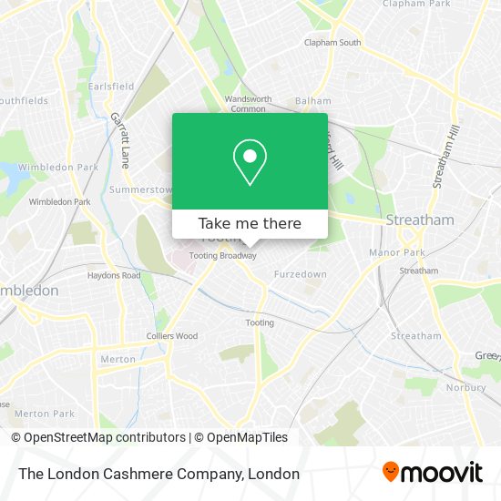 The London Cashmere Company map
