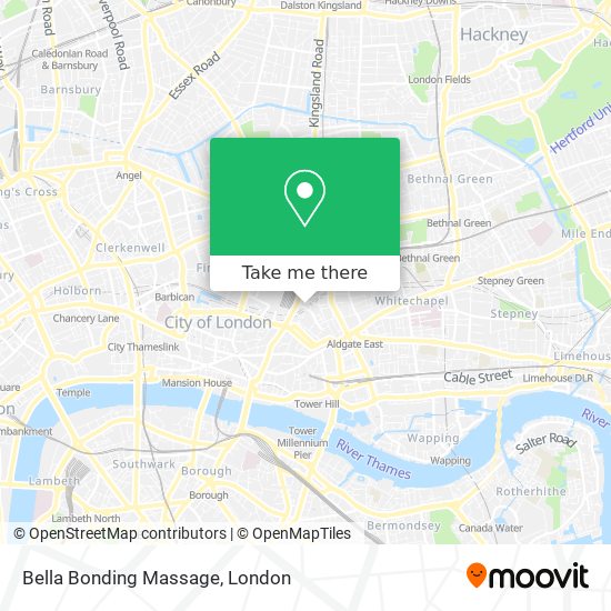 Bella Bonding Massage map