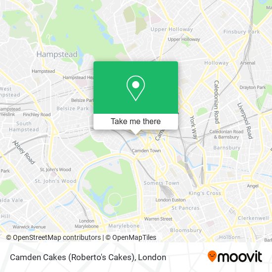 Camden Cakes (Roberto's Cakes) map