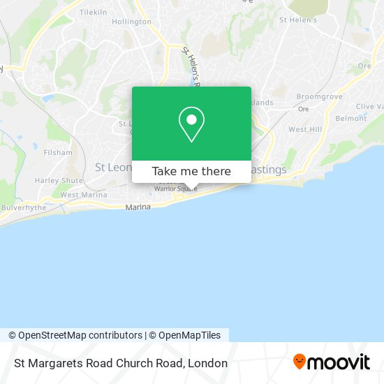 St Margarets Road Church Road map