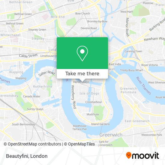 Beautyfini map