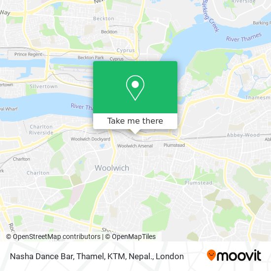 Nasha Dance Bar, Thamel, KTM, Nepal. map