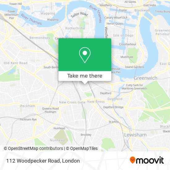 112 Woodpecker Road map