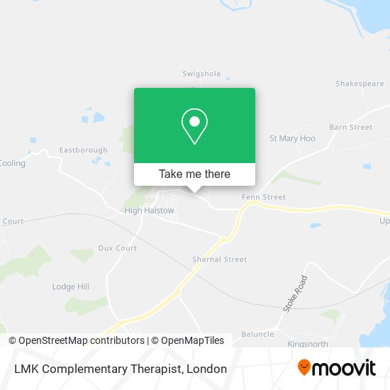LMK Complementary Therapist map