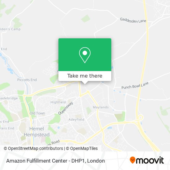 Amazon Fulfillment Center - DHP1 map