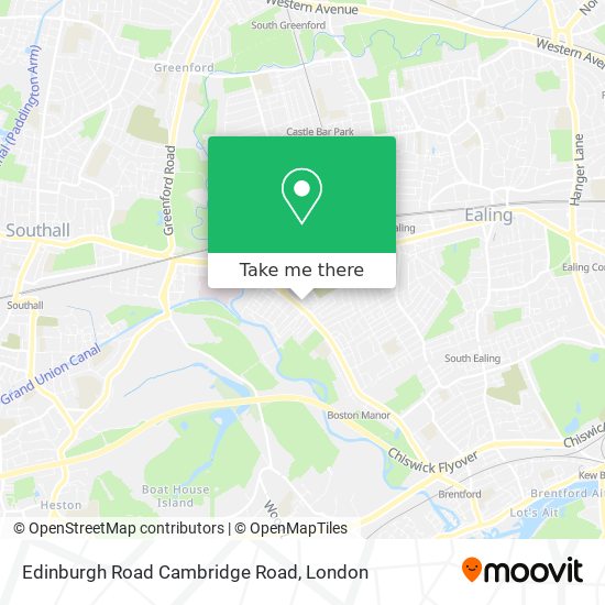 Edinburgh Road Cambridge Road map