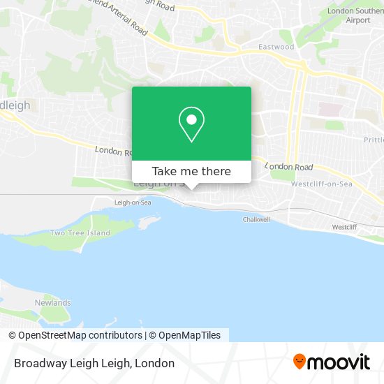 Broadway Leigh Leigh map