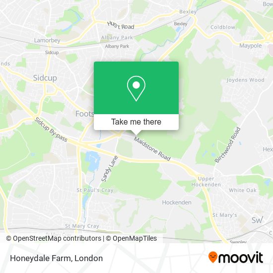 Honeydale Farm map