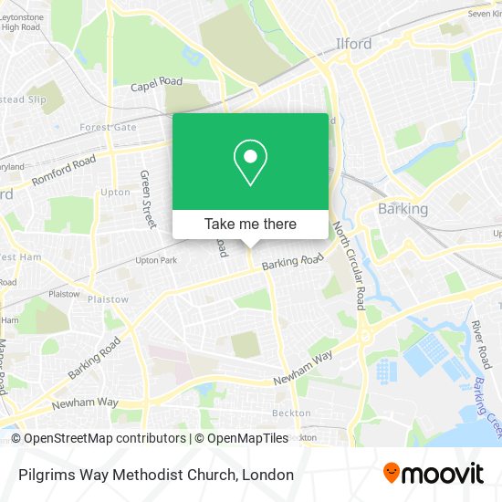 Pilgrims Way Methodist Church map