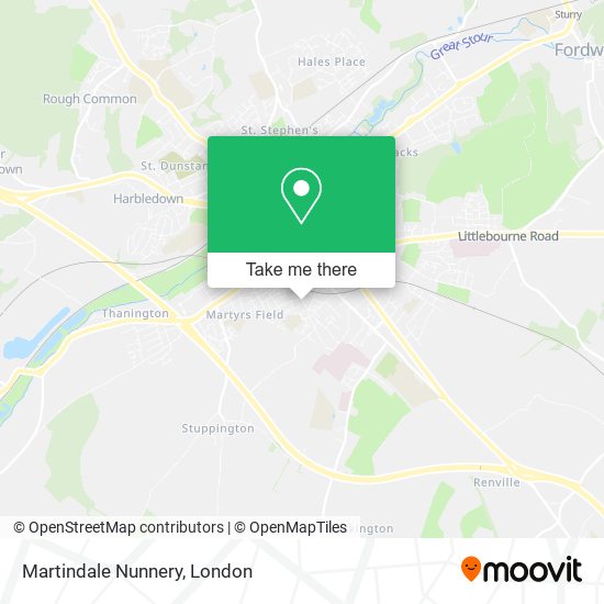 Martindale Nunnery map