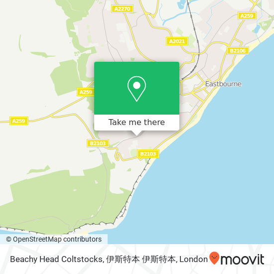 Beachy Head Coltstocks, 伊斯特本 伊斯特本 map