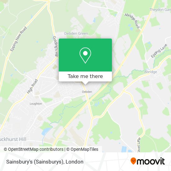 Sainsbury's (Sainsburys) map